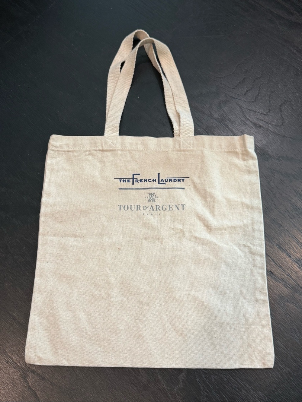 The French Laundry Tour d'Argent Cotton Canvas Tote Bag- Natural